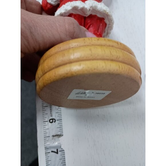Vintage 1989 Coca Cola Santa Figurine Handcrafted Collectible Christmas Decor - Picture 8 of 14